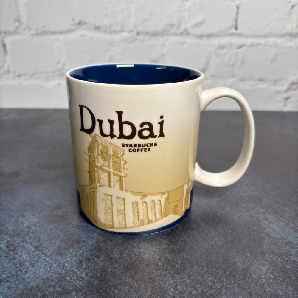Starbucks Dubai Mug Global Icon Collectors Series 16oz Coffee Cup Retired 2012